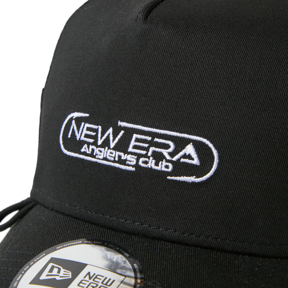 9FORTY A-Frame Trucker Angler Club ブラック | アウトドア | NEW ERA ニューエラ公式オンラインストア