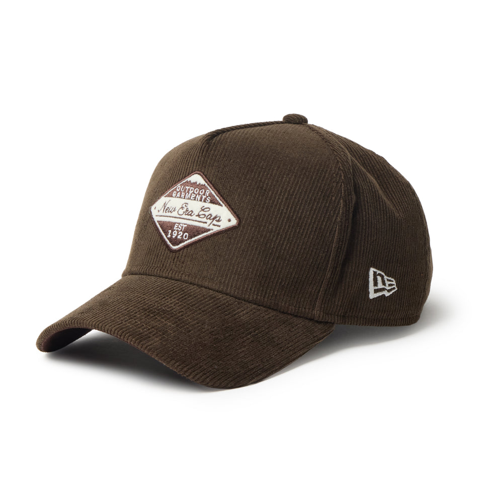 9FORTY A-Frame Corduroy コーデュロイ フェルトワッペン ウォルナット|アウトドア | NEW ERA ニューエラ公式オンラインストア