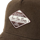 9FORTY A-Frame Corduroy コーデュロイ フェルトワッペン ウォルナット|アウトドア | NEW ERA ニューエラ公式オンラインストア