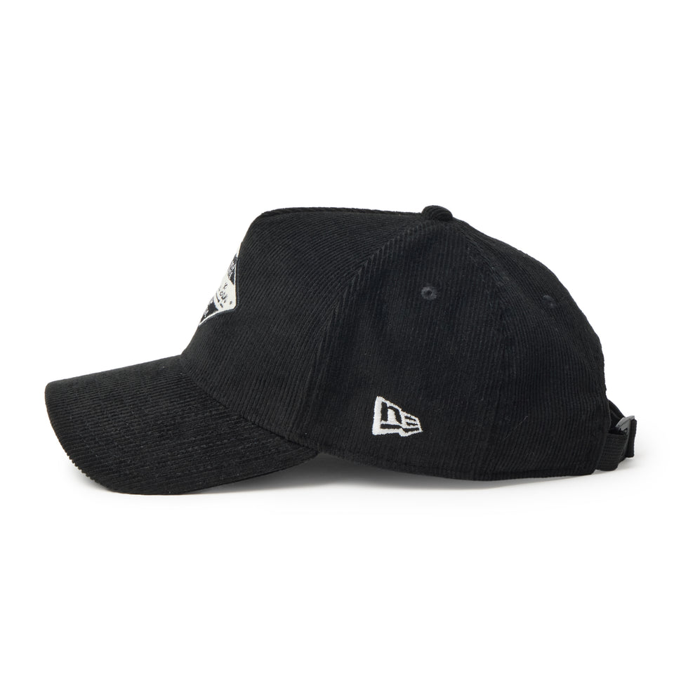 9FORTY A-Frame Corduroy コーデュロイ フェルトワッペン ブラック|アウトドア | NEW ERA ニューエラ公式オンラインストア