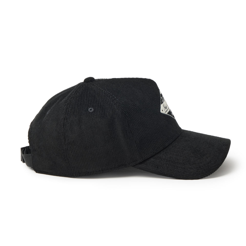 9FORTY A-Frame Corduroy コーデュロイ フェルトワッペン ブラック|アウトドア | NEW ERA ニューエラ公式オンラインストア
