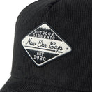 9FORTY A-Frame Corduroy コーデュロイ フェルトワッペン ブラック|アウトドア | NEW ERA ニューエラ公式オンラインストア