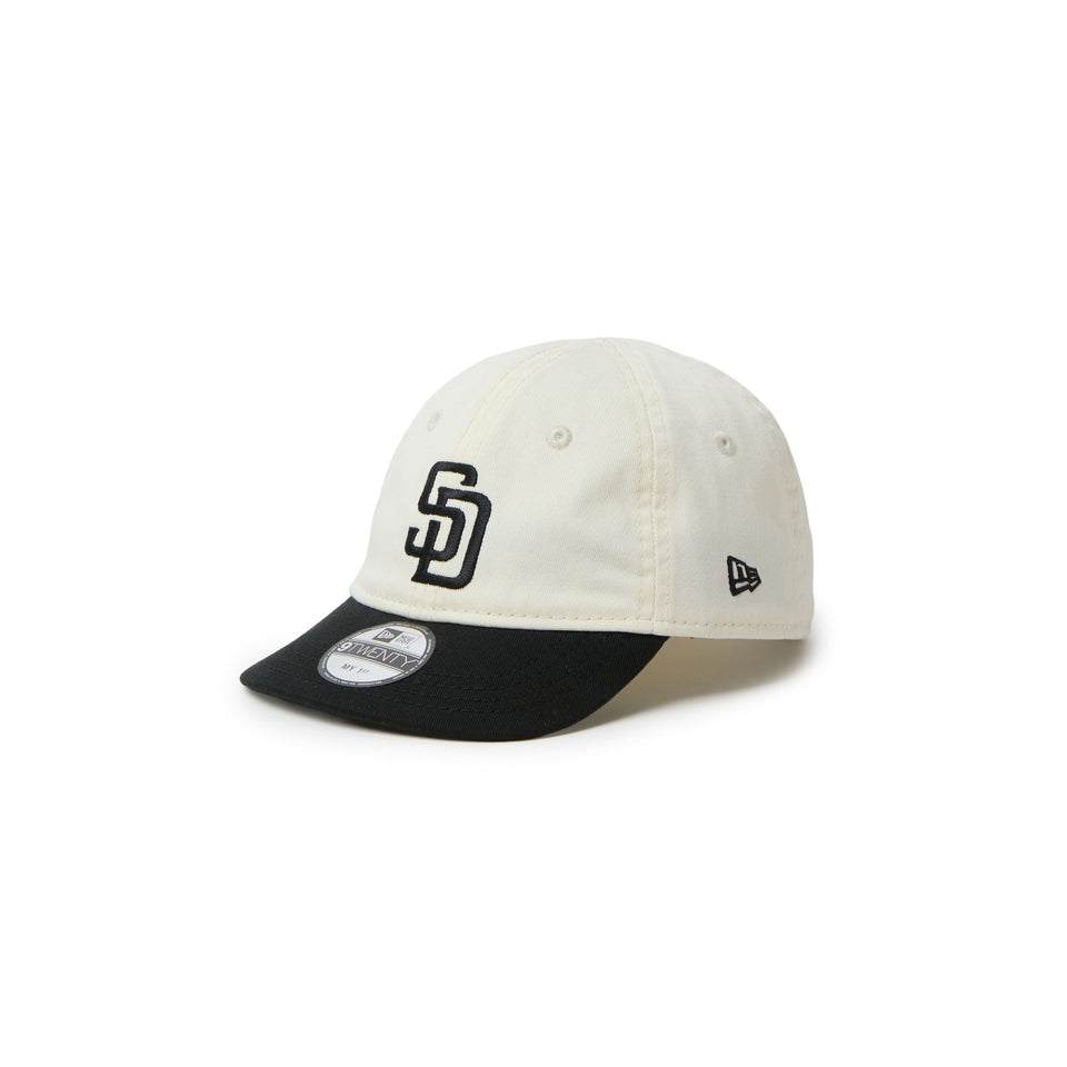キッズ My1st 9TWENTY MLB 2-Tone サンディエゴ・パドレス クロームホワイト/ブラック | NEW ERA ニューエラ公式オンラインストア