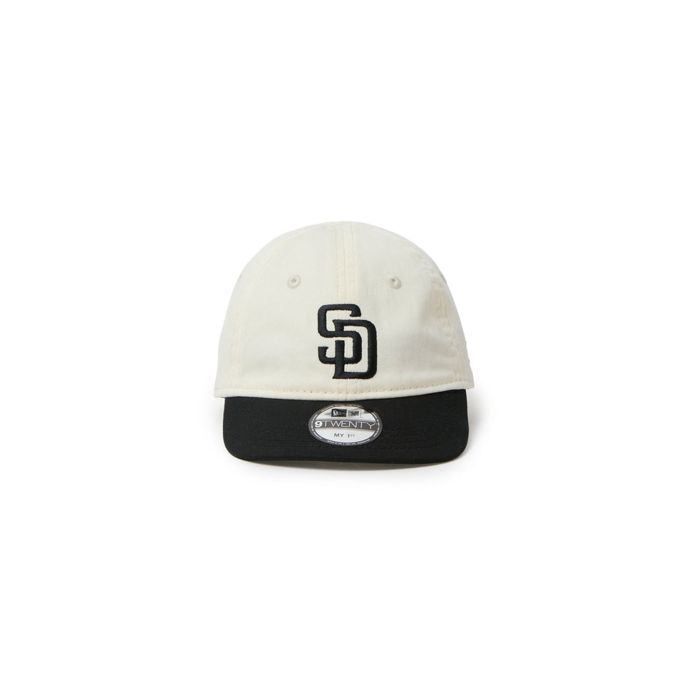 キッズ My1st 9TWENTY MLB 2-Tone サンディエゴ・パドレス クロームホワイト/ブラック | NEW ERA ニューエラ公式オンラインストア