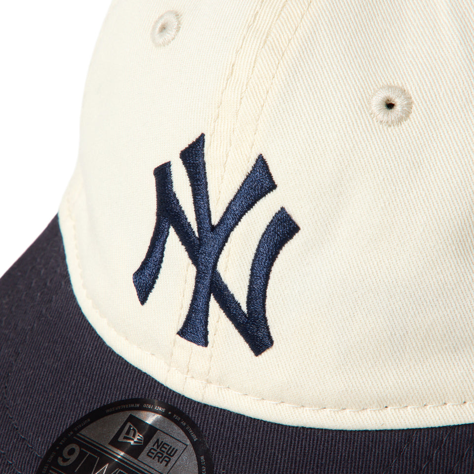 キッズ My1st 9TWENTY MLB 2-Tone ニューヨーク・ヤンキース クロームホワイト/ネイビー | NEW ERA ニューエラ公式オンラインストア