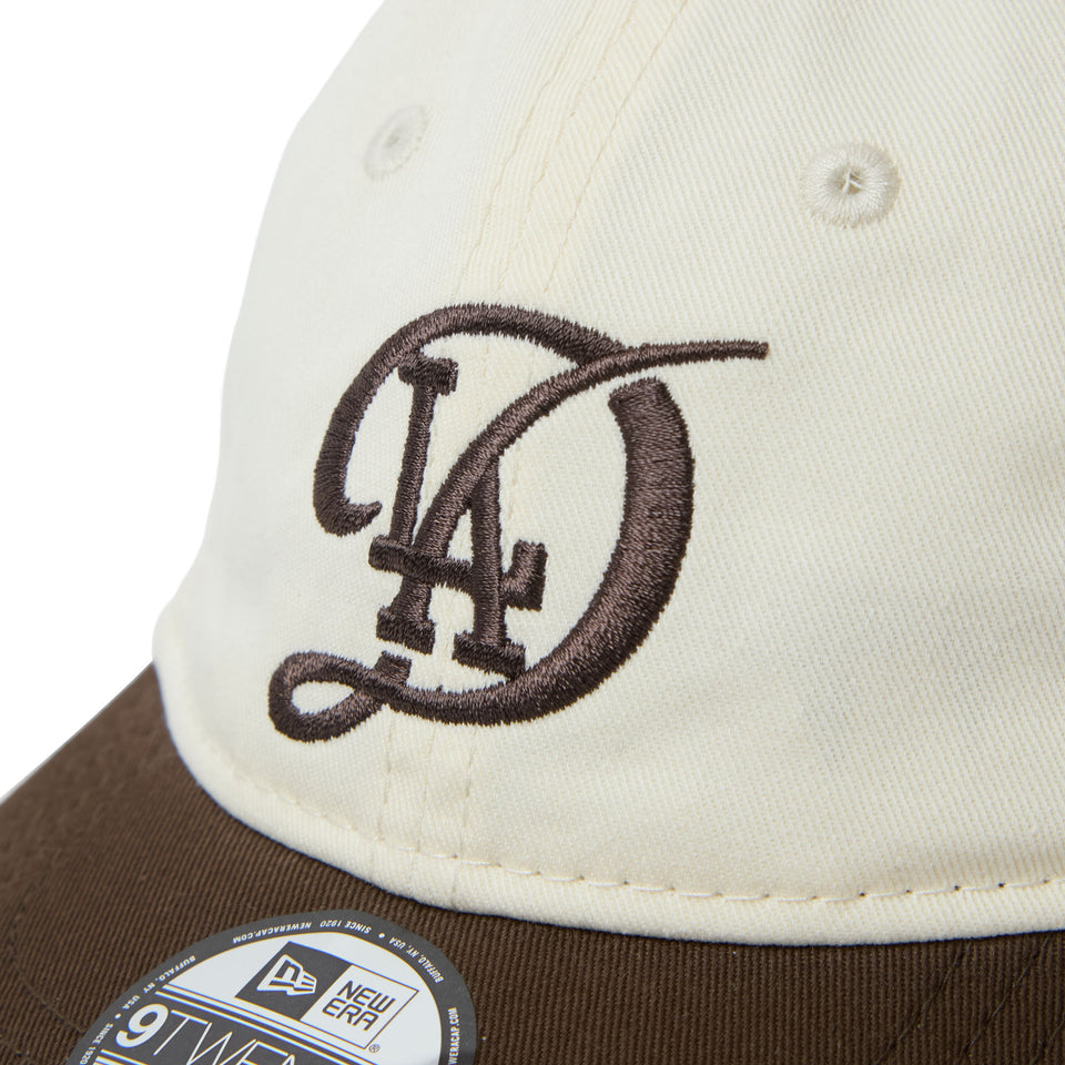 キッズ My1st 9TWENTY MLB 2-Tone ロサンゼルス・ドジャース シティーコネクトロゴ クロームホワイト/ウォルナット | NEW ERA ニューエラ公式オンラインストア
