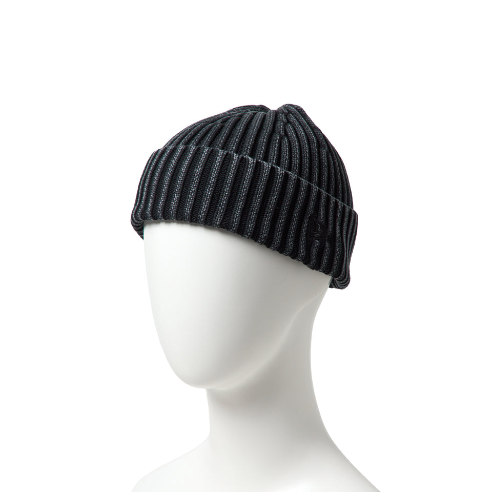 キッズ Youth ベーシック カフニット イタリアンウォッシュ レイズド フラッグロゴ ブラック | NEW ERA ニューエラ公式オンラインストア