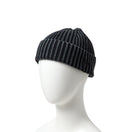 キッズ Youth ベーシック カフニット イタリアンウォッシュ レイズド フラッグロゴ ブラック | NEW ERA ニューエラ公式オンラインストア