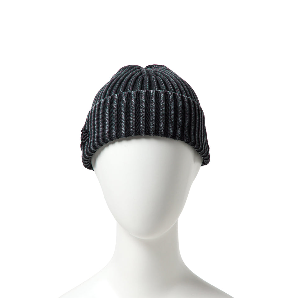 キッズ Youth ベーシック カフニット イタリアンウォッシュ レイズド フラッグロゴ ブラック | NEW ERA ニューエラ公式オンラインストア