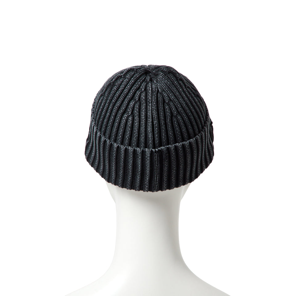 キッズ Youth ベーシック カフニット イタリアンウォッシュ レイズド フラッグロゴ ブラック | NEW ERA ニューエラ公式オンラインストア