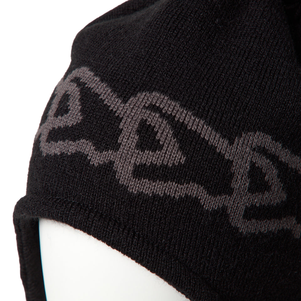 キッズ Youth イヤーフラップ ニット Flag Chain ブラック | NEW ERA ニューエラ公式オンラインストア