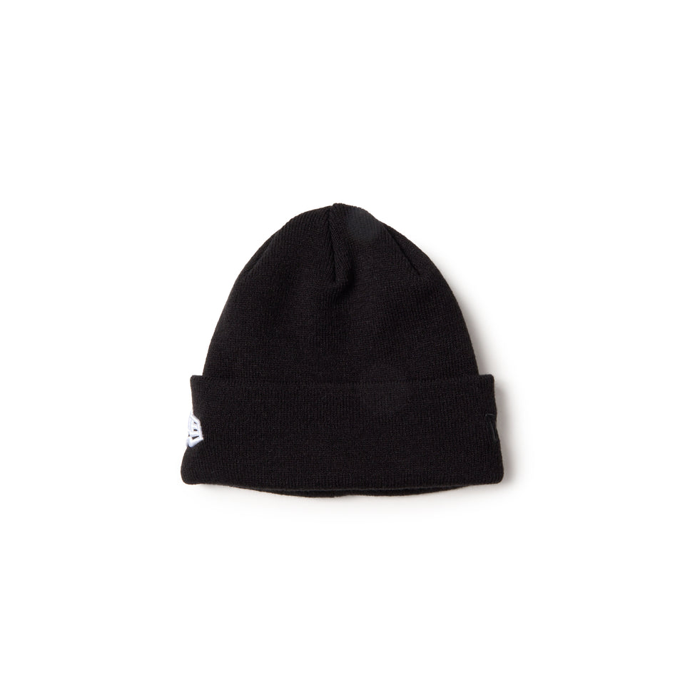 キッズ Youth ベーシック カフニット レイズド フラッグロゴ ブラック | NEW ERA ニューエラ公式オンラインストア