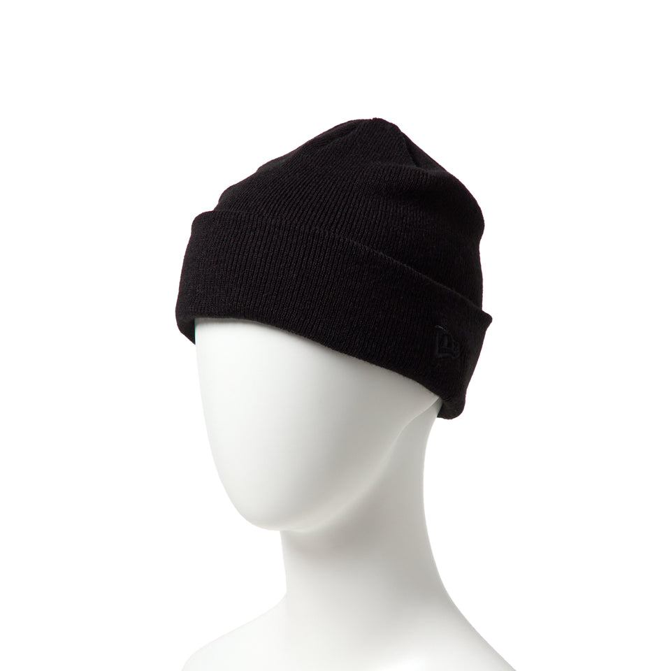 キッズ Youth ベーシック カフニット レイズド フラッグロゴ ブラック | NEW ERA ニューエラ公式オンラインストア