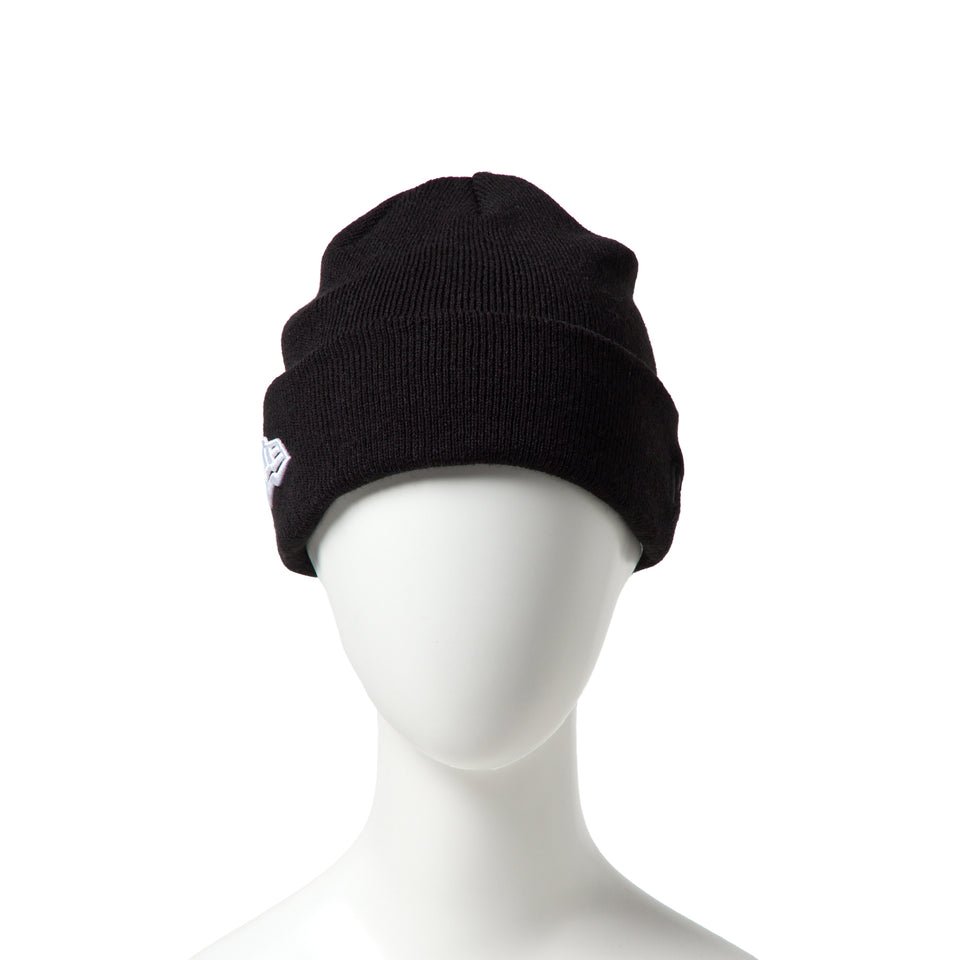 キッズ Youth ベーシック カフニット レイズド フラッグロゴ ブラック | NEW ERA ニューエラ公式オンラインストア