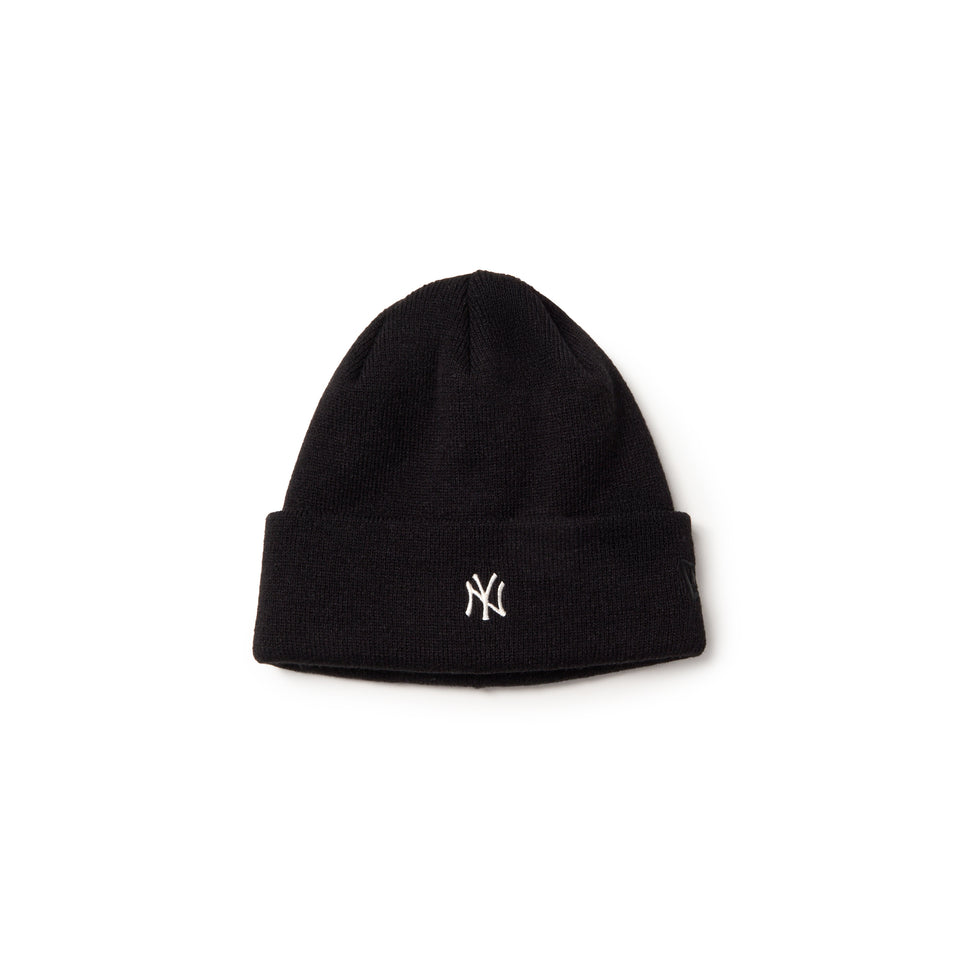 キッズ Youth ベーシック カフニット ニューヨーク・ヤンキース Mini Logo ブラック | NEW ERA ニューエラ公式オンラインストア
