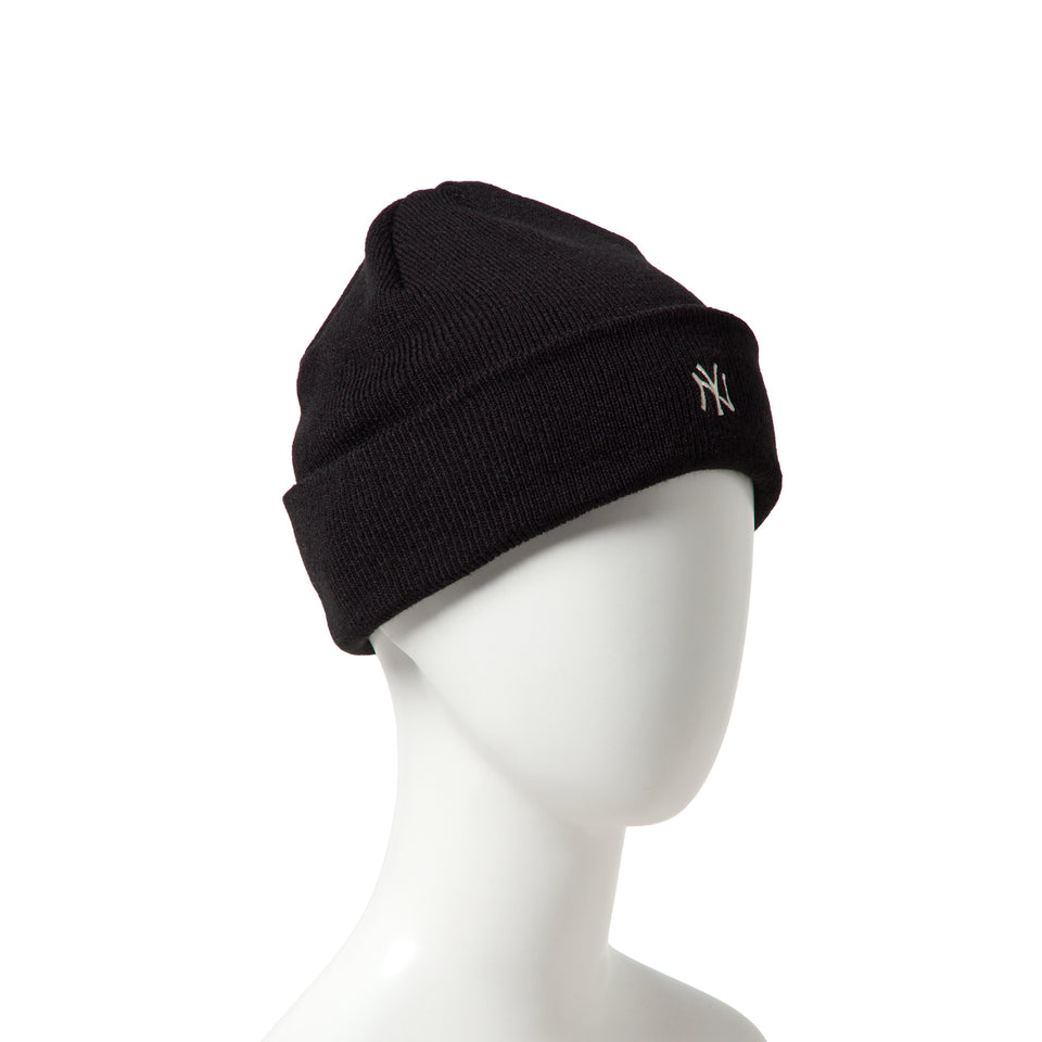 キッズ Youth ベーシック カフニット ニューヨーク・ヤンキース Mini Logo ブラック | NEW ERA ニューエラ公式オンラインストア