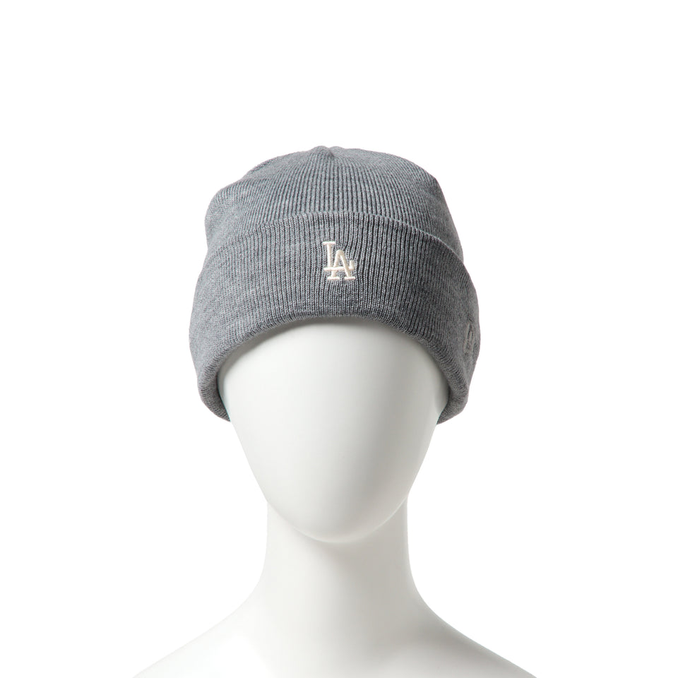 キッズ Youth ベーシック カフニット ロサンゼルス・ドジャース Mini Logo ヘザーグレー | NEW ERA ニューエラ公式オンラインストア