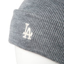 キッズ Youth ベーシック カフニット ロサンゼルス・ドジャース Mini Logo ヘザーグレー | NEW ERA ニューエラ公式オンラインストア