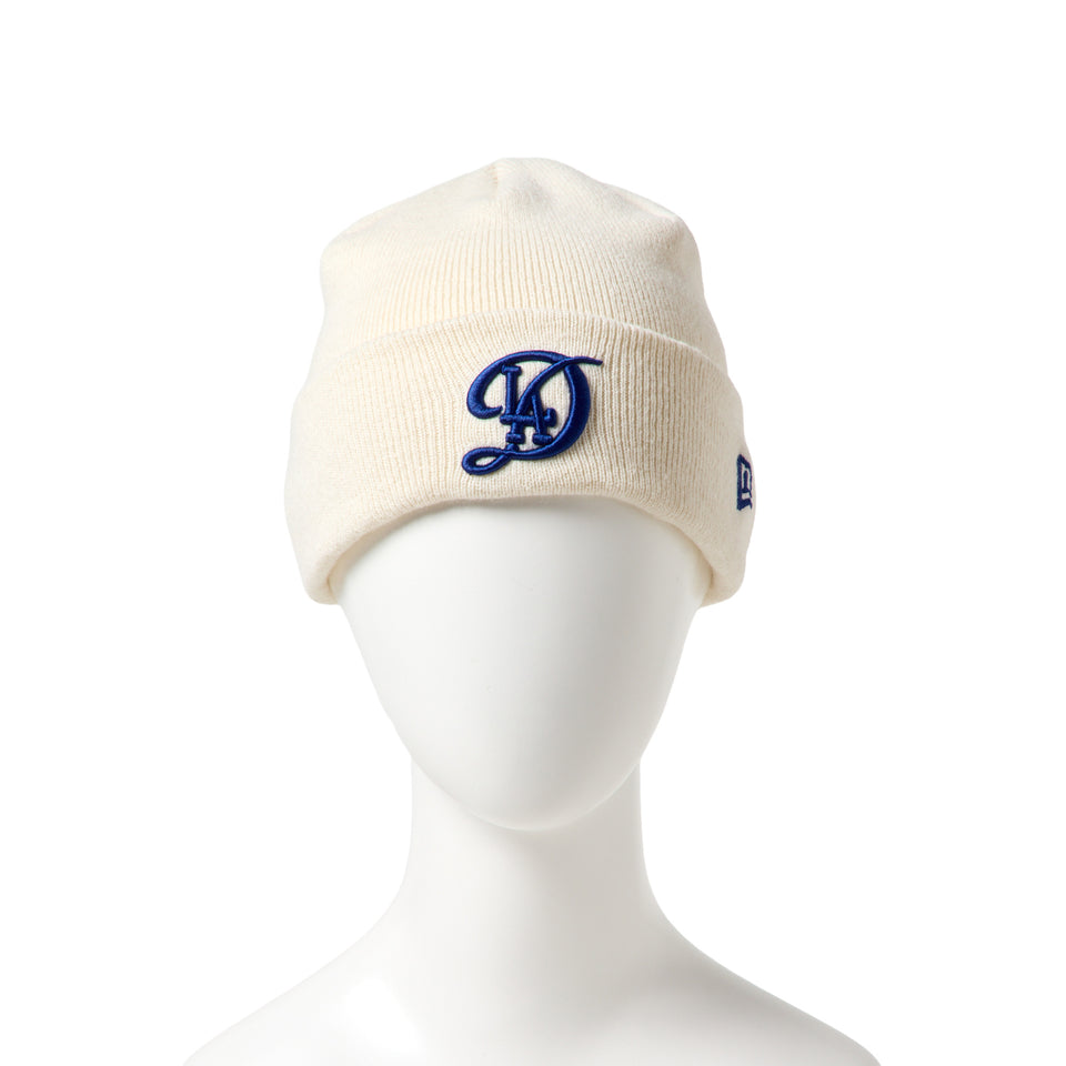 キッズ Youth ベーシック カフニット ロサンゼルス・ドジャース シティーコネクトロゴ オフホワイト | NEW ERA ニューエラ公式オンラインストア