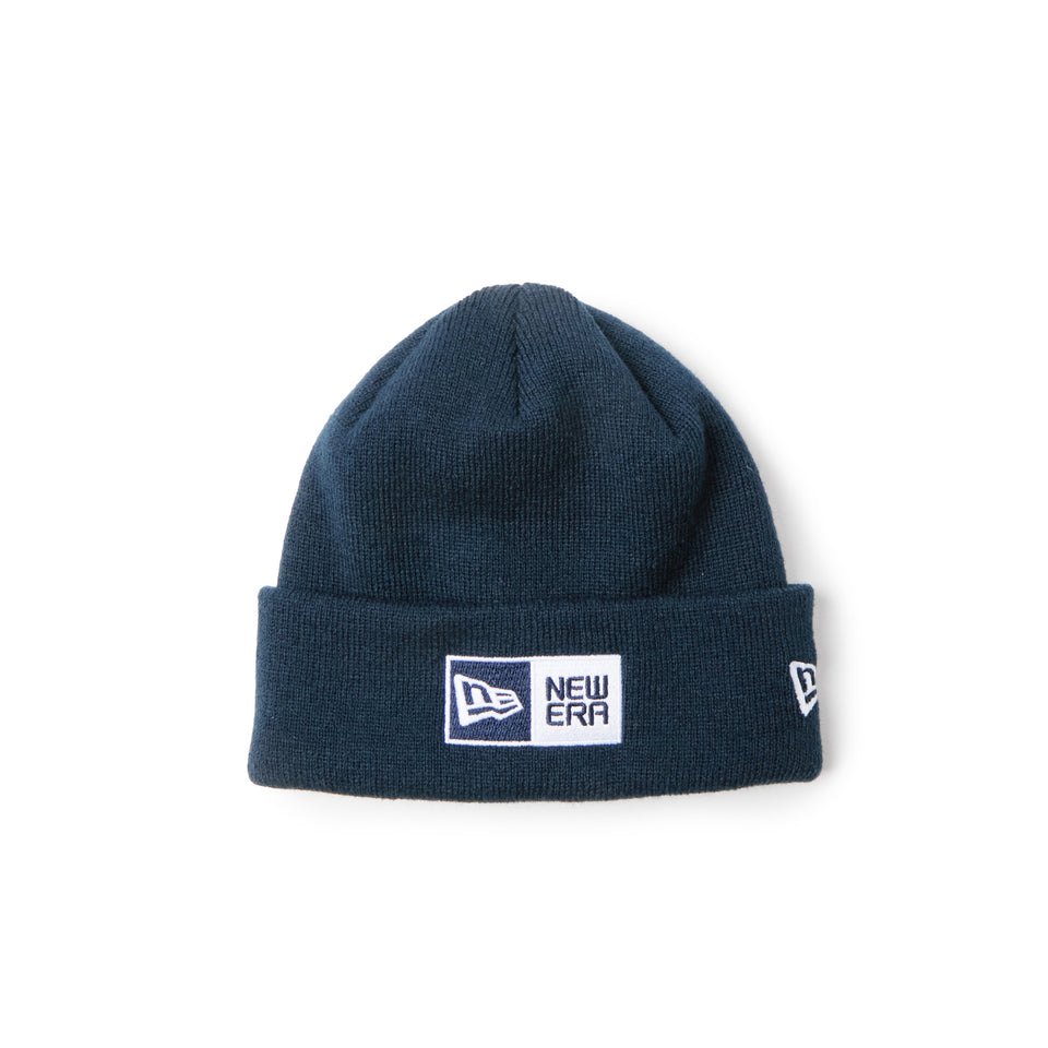 キッズ Youth ベーシック カフニット アーカイブ ボックスロゴ ネイビー | NEW ERA ニューエラ公式オンラインストア