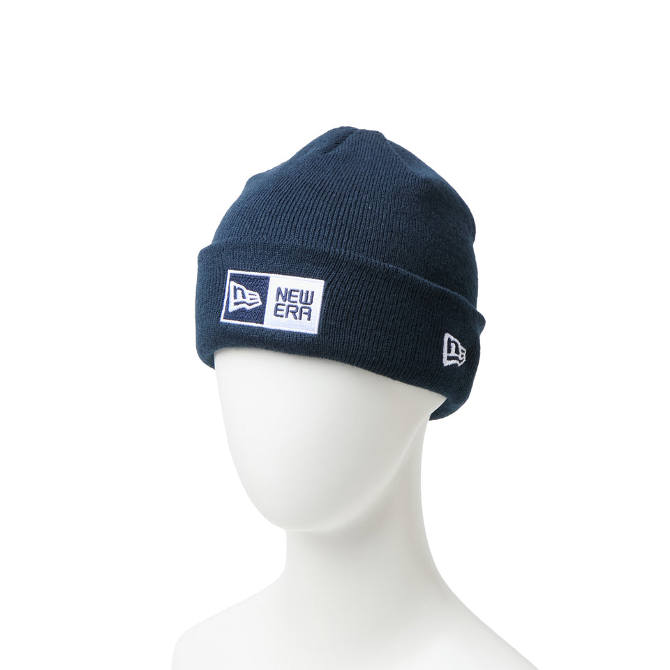 キッズ Youth ベーシック カフニット アーカイブ ボックスロゴ ネイビー | NEW ERA ニューエラ公式オンラインストア