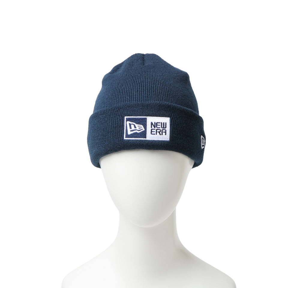 キッズ Youth ベーシック カフニット アーカイブ ボックスロゴ ネイビー | NEW ERA ニューエラ公式オンラインストア