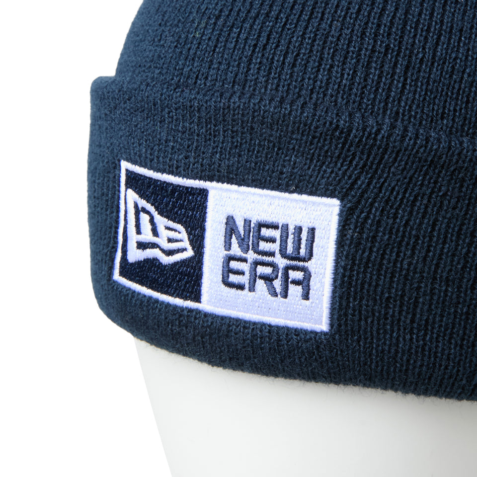 キッズ Youth ベーシック カフニット アーカイブ ボックスロゴ ネイビー | NEW ERA ニューエラ公式オンラインストア