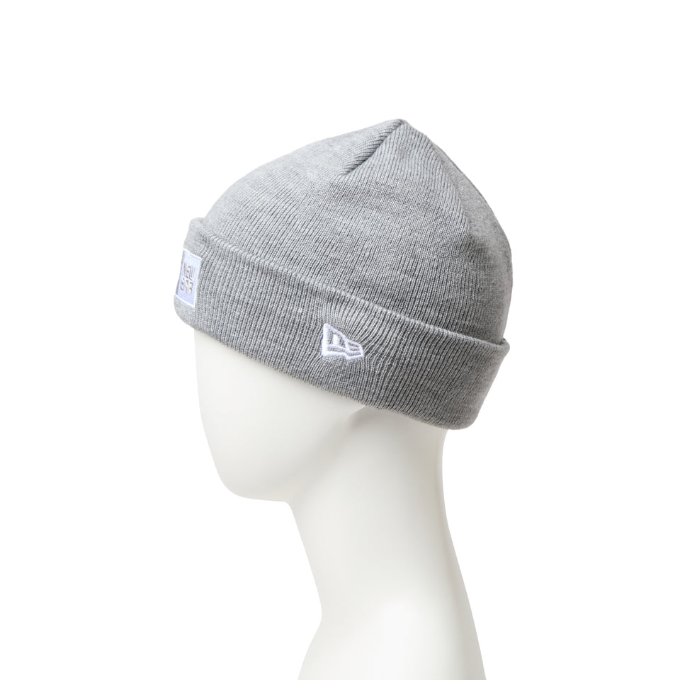 キッズ Youth ベーシック カフニット アーカイブ ボックスロゴ ヘザーグレー | NEW ERA ニューエラ公式オンラインストア