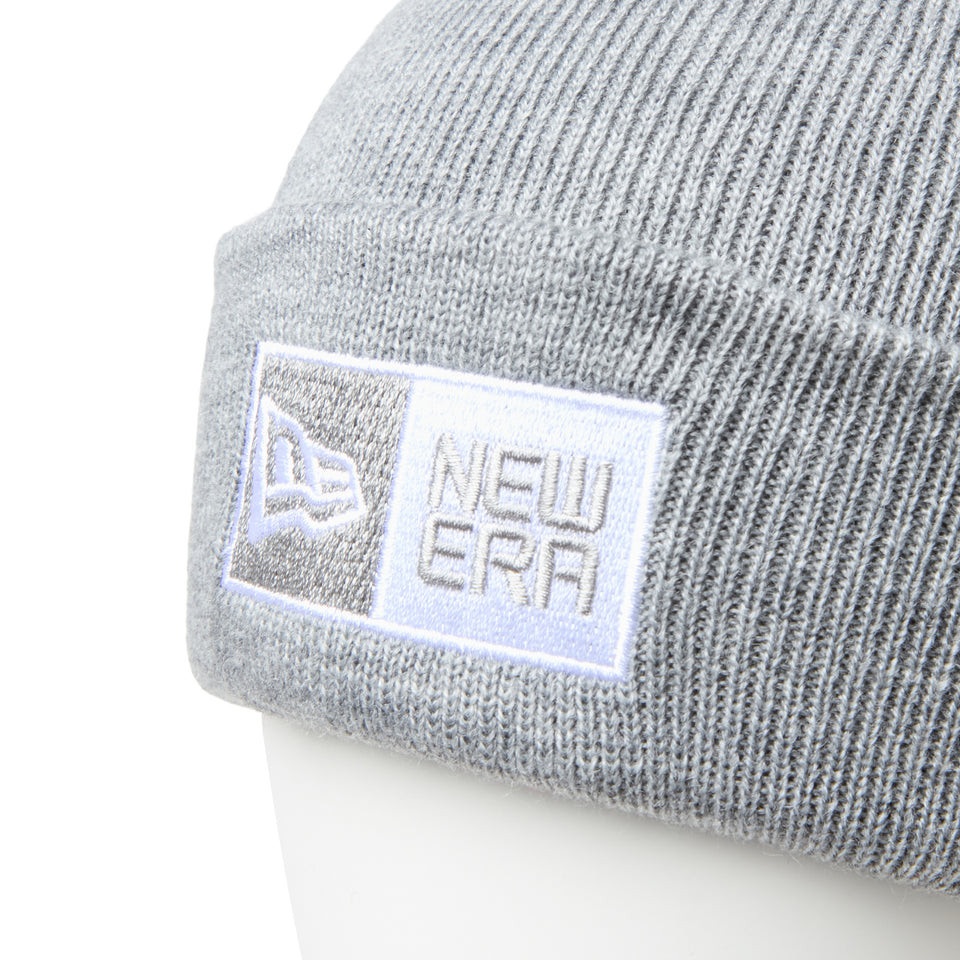 キッズ Youth ベーシック カフニット アーカイブ ボックスロゴ ヘザーグレー | NEW ERA ニューエラ公式オンラインストア