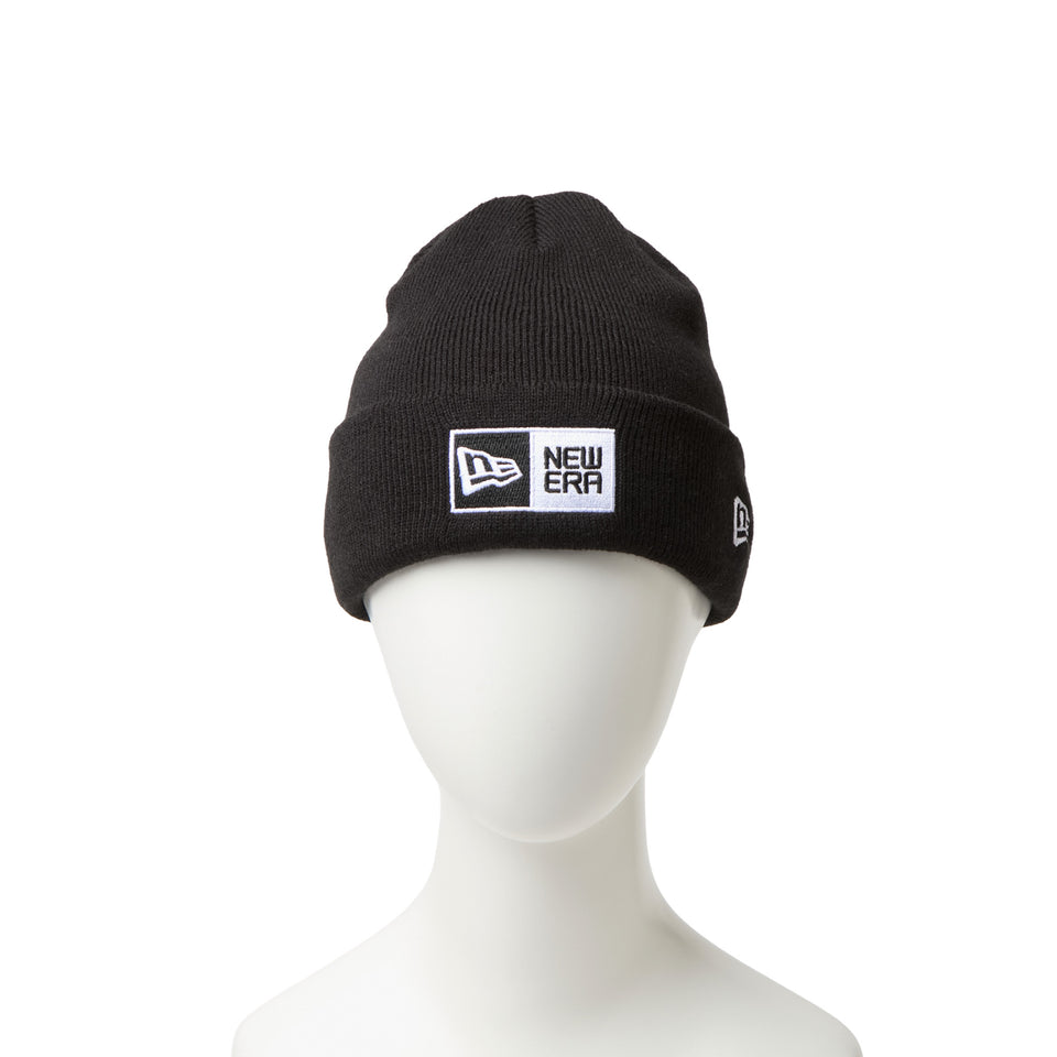 キッズ Youth ベーシック カフニット アーカイブ ボックスロゴ ブラック | NEW ERA ニューエラ公式オンラインストア