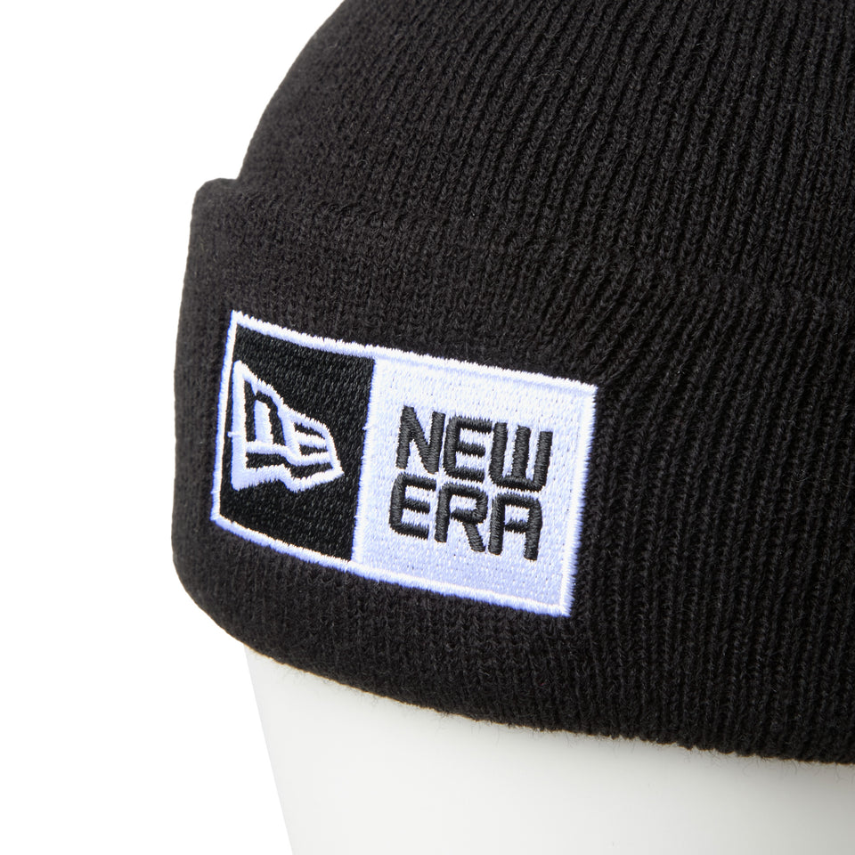 キッズ Youth ベーシック カフニット アーカイブ ボックスロゴ ブラック | NEW ERA ニューエラ公式オンラインストア