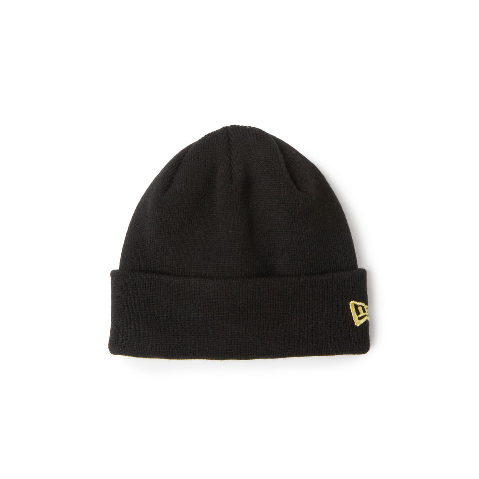 キッズ Youth ベーシック カフニット ブラック ゴールド | NEW ERA ニューエラ公式オンラインストア