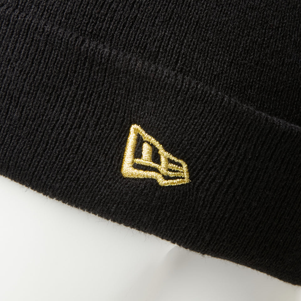 キッズ Youth ベーシック カフニット ブラック ゴールド | NEW ERA ニューエラ公式オンラインストア