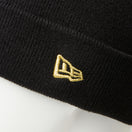 キッズ Youth ベーシック カフニット ブラック ゴールド | NEW ERA ニューエラ公式オンラインストア