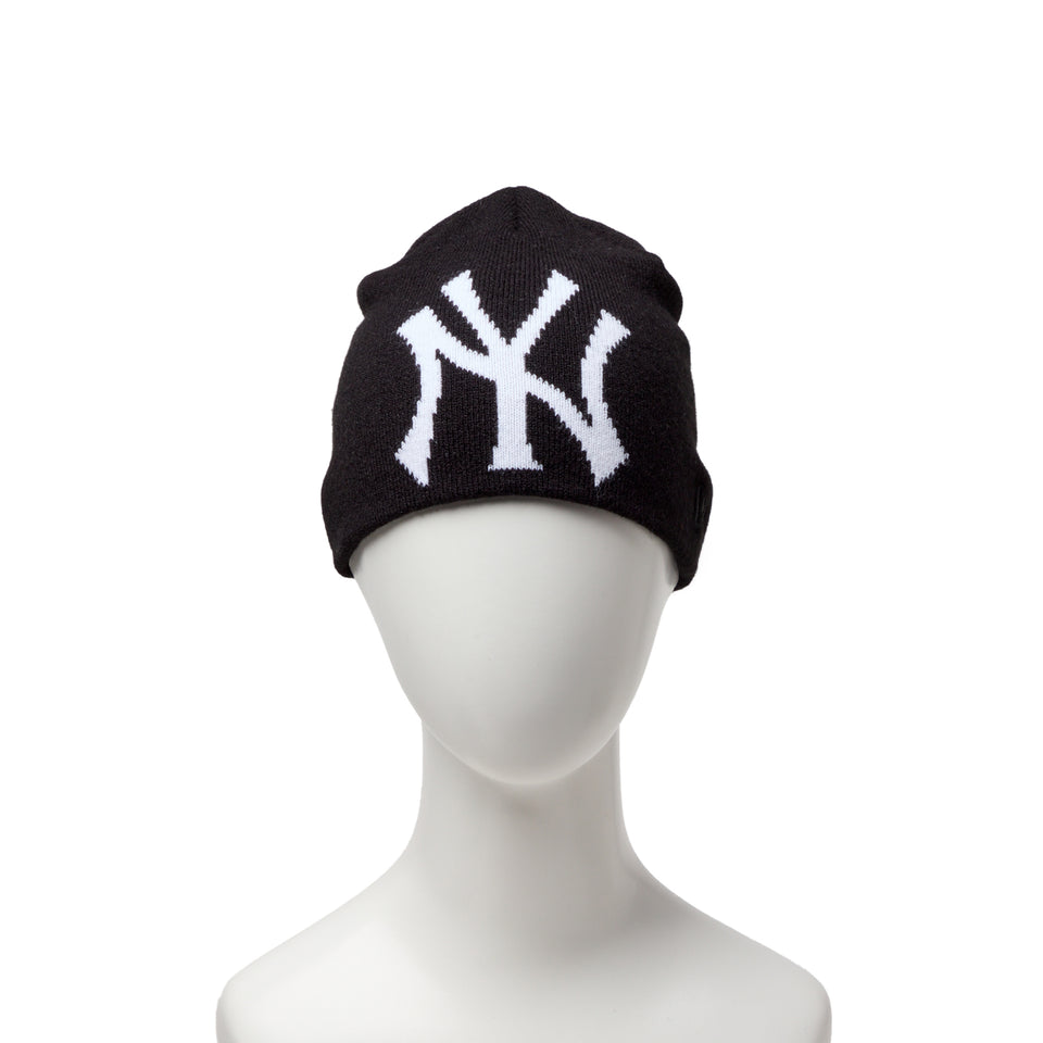 キッズ Youth ベーシック ビーニー ニューヨーク・ヤンキース  ブラック | NEW ERA ニューエラ公式オンラインストア