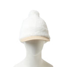 Women's バイザーニット ポンポン シャギー オフホワイト/ドルフィングレー|ゴルフ | NEW ERA ニューエラ公式オンラインストア