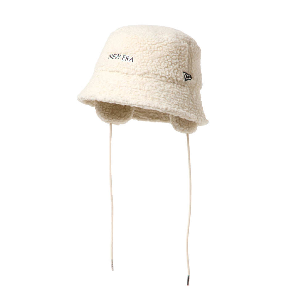 Women's バケット01 セーラーブリム ドッグイヤー ボア ベージュ|ゴルフ | NEW ERA ニューエラ公式オンラインストア