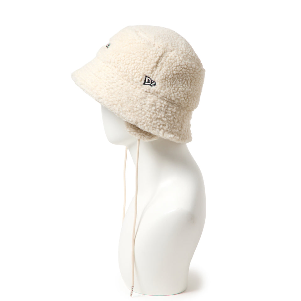Women's バケット01 セーラーブリム ドッグイヤー ボア ベージュ|ゴルフ | NEW ERA ニューエラ公式オンラインストア