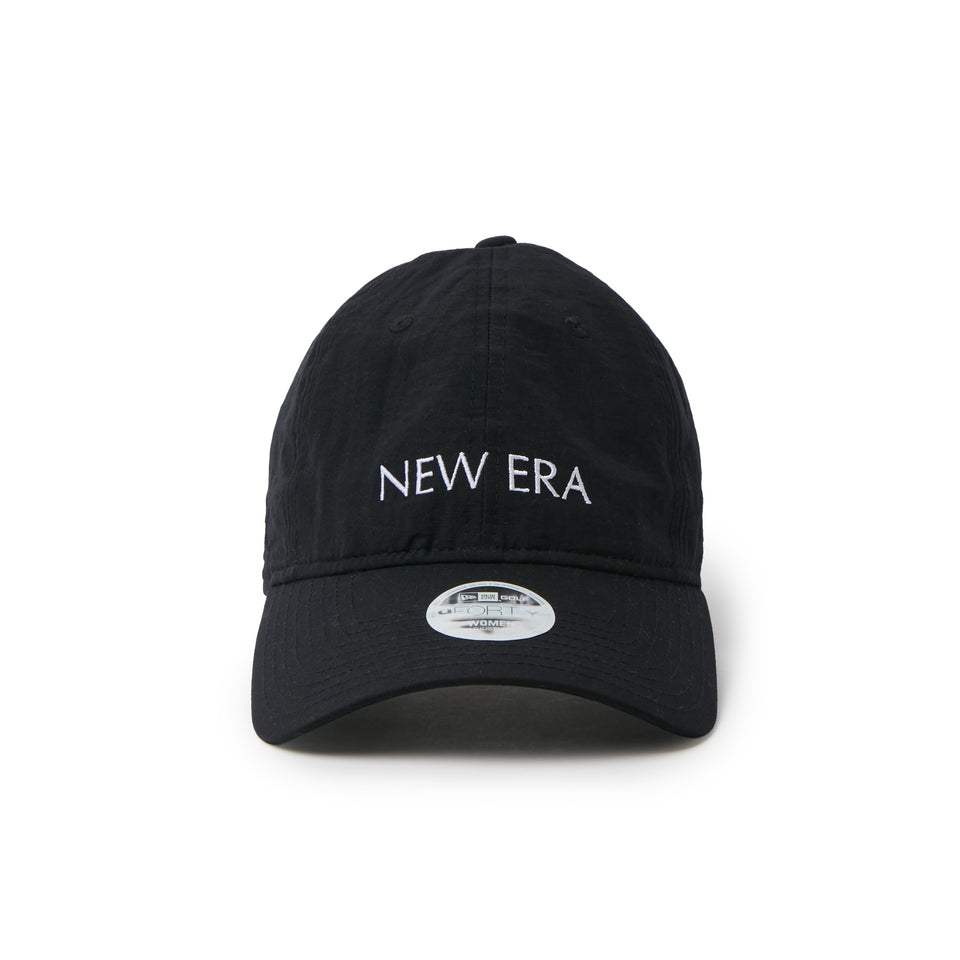 Women’s 9FORTY ロングバイザー Open Back クロスコード ブラック | ゴルフ | NEW ERA ニューエラ公式オンラインストア