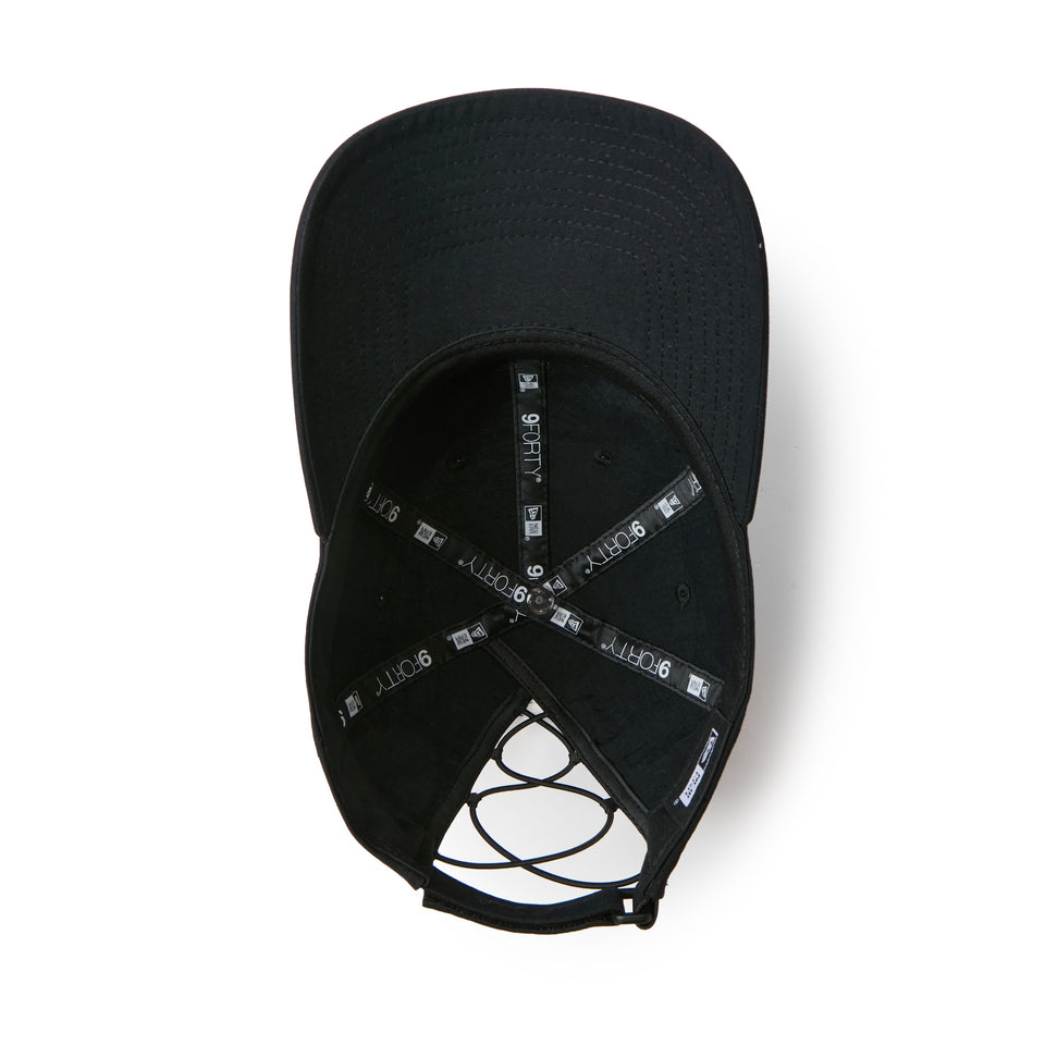 Women’s 9FORTY ロングバイザー Open Back クロスコード ブラック | ゴルフ | NEW ERA ニューエラ公式オンラインストア