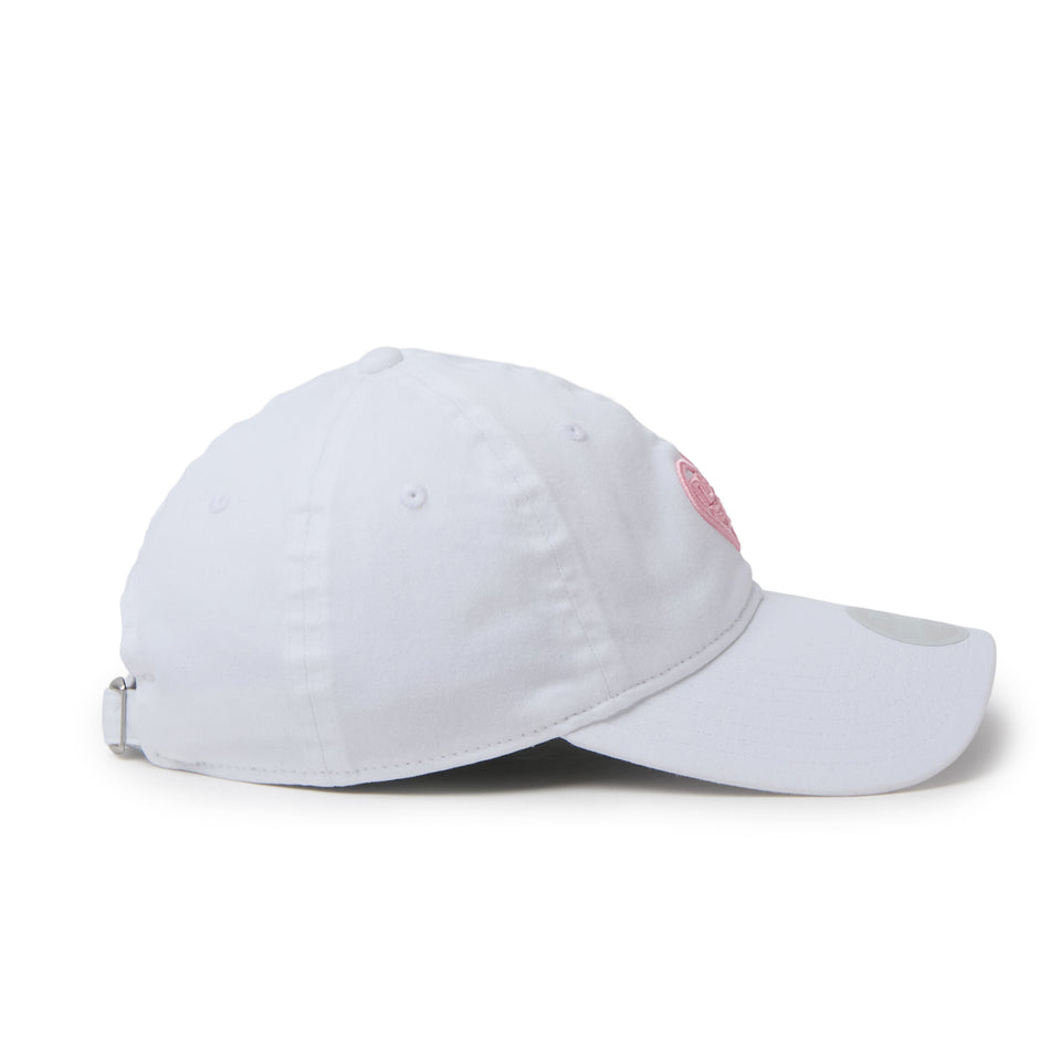 Women’s 9TWENTY ロングバイザー ストレッチコットン ウォッシャブル Heart Logo ホワイト | ゴルフ | NEW ERA ニューエラ公式オンラインストア