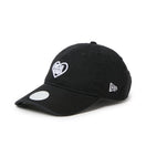 Women’s 9TWENTY ロングバイザー ストレッチコットン ウォッシャブル Heart Logo ブラック | ゴルフ | NEW ERA ニューエラ公式オンラインストア