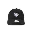 Women’s 9TWENTY ロングバイザー ストレッチコットン ウォッシャブル Heart Logo ブラック | ゴルフ | NEW ERA ニューエラ公式オンラインストア