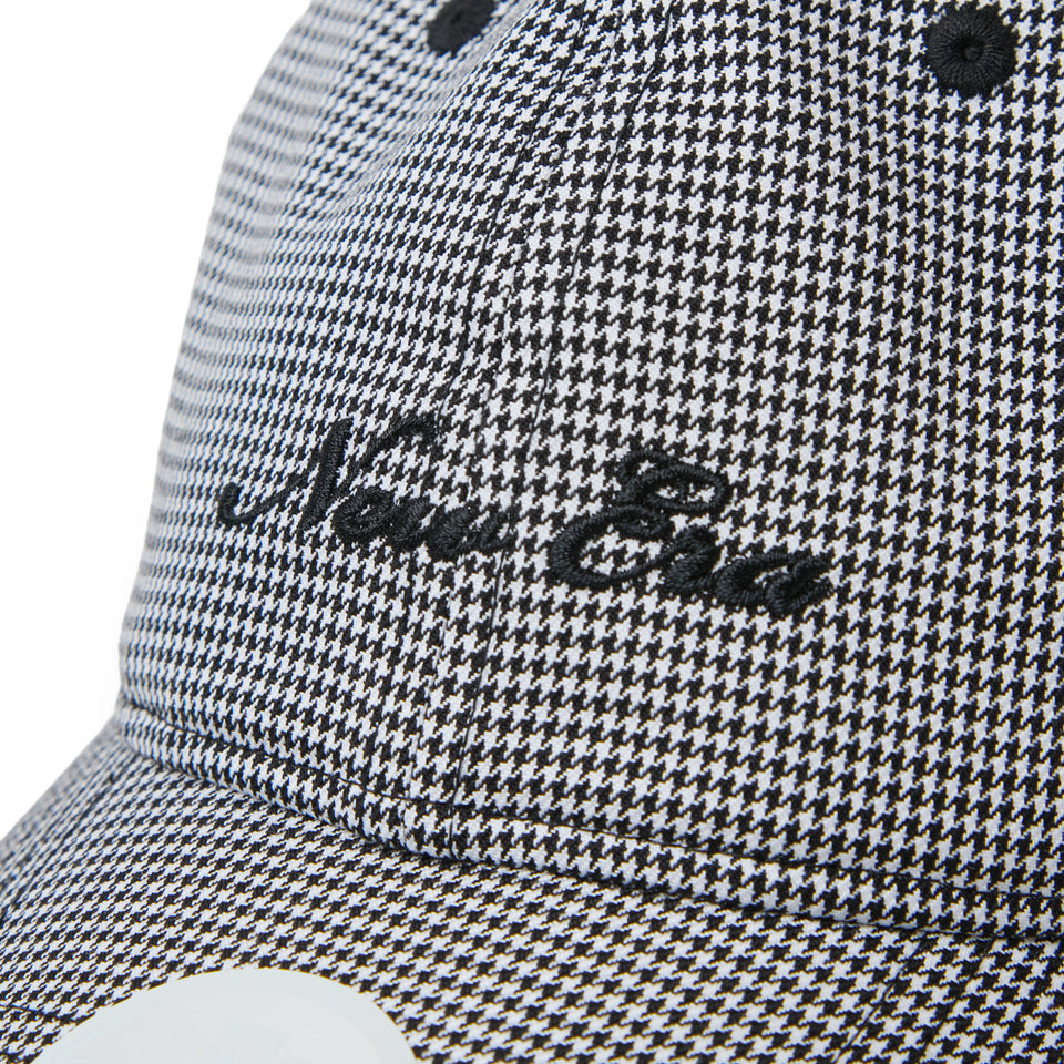 Women's 9TWENTY ロングバイザー ナローリボン ハウンドトゥース ブラック|ゴルフ | NEW ERA ニューエラ公式オンラインストア