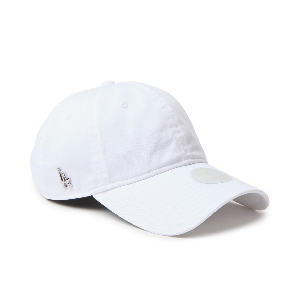 Women's 9TWENTY ロングバイザー ロサンゼルス・ドジャース サイドミニメタルロゴ ホワイト|ゴルフ | NEW ERA ニューエラ公式オンラインストア