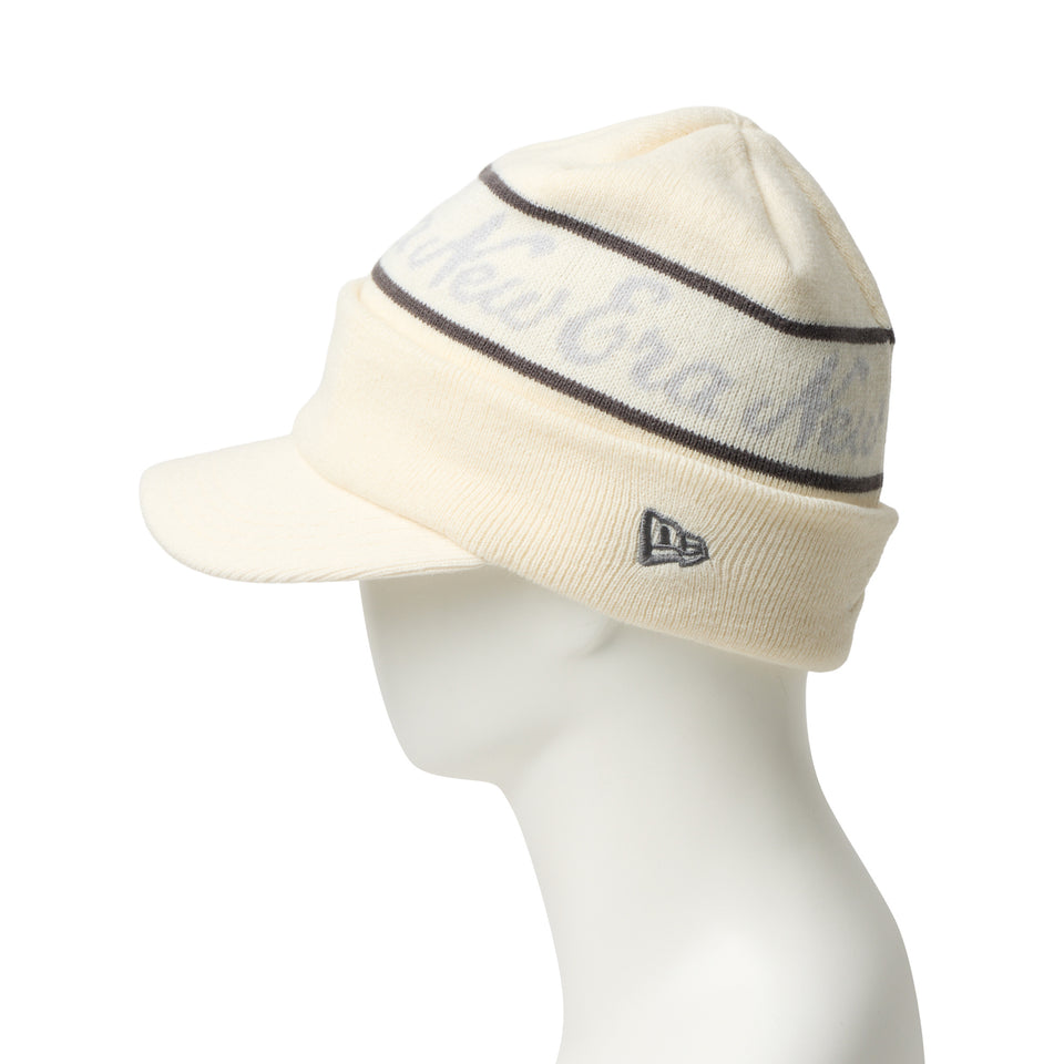 バイザーニット Jacquard Logo オフホワイト | ゴルフ | NEW ERA ニューエラ公式オンラインストア