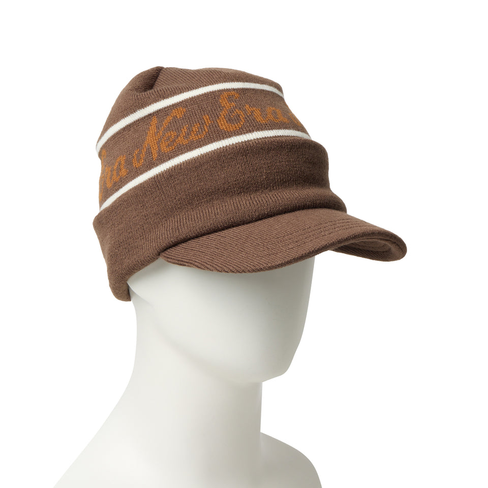 バイザーニット Jacquard Logo ブラウン | ゴルフ | NEW ERA ニューエラ公式オンラインストア