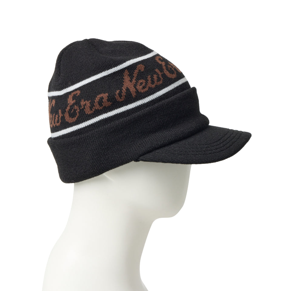 バイザーニット Jacquard Logo ブラック | ゴルフ | NEW ERA ニューエラ公式オンラインストア