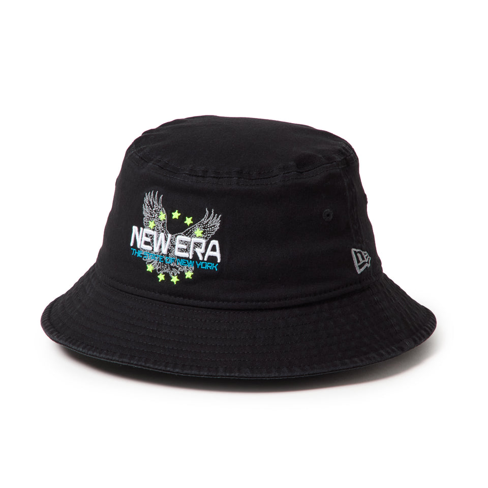 バケット01 ストレッチコットン ウォッシャブル Eagle ブラック | ゴルフ | NEW ERA ニューエラ公式オンラインストア