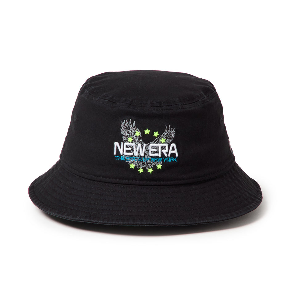 バケット01 ストレッチコットン ウォッシャブル Eagle ブラック | ゴルフ | NEW ERA ニューエラ公式オンラインストア